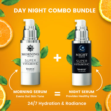 Super Vitamin C Morning and Night Serum Combo